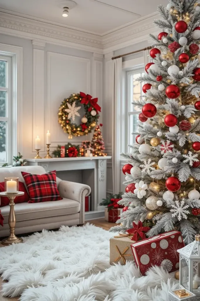 Stunning Red & Silver Christmas Tree Ideas for 2025!