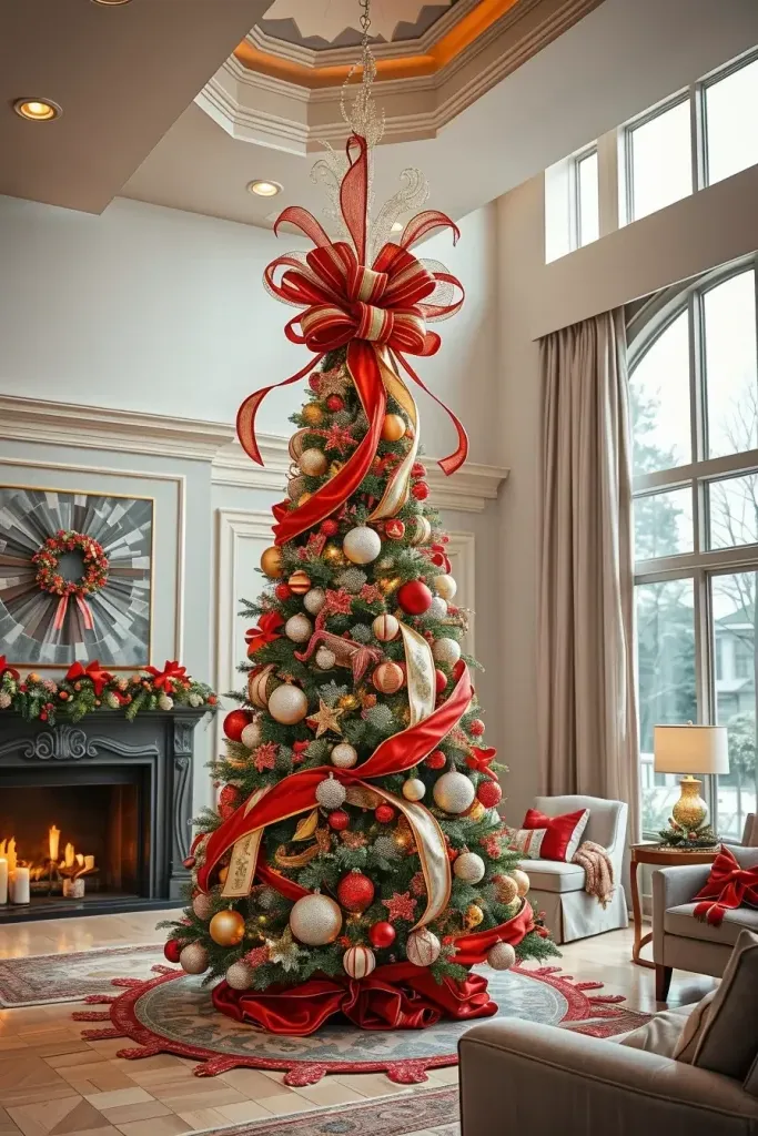 Stunning Red & Silver Christmas Tree Ideas for 2025!