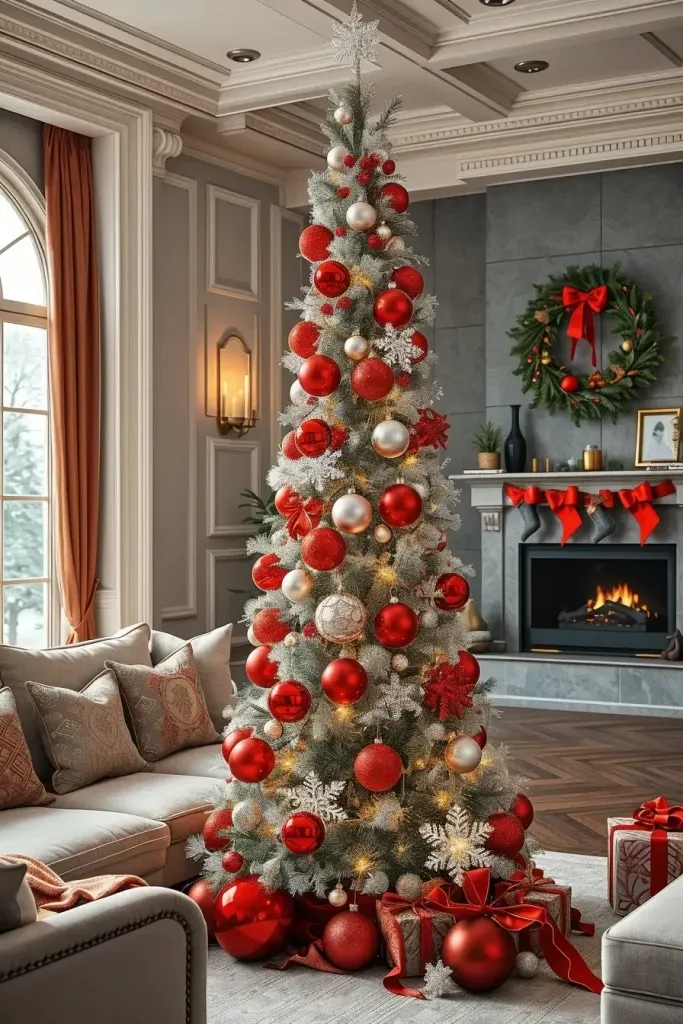 Stunning Red & Silver Christmas Tree Ideas for 2025!