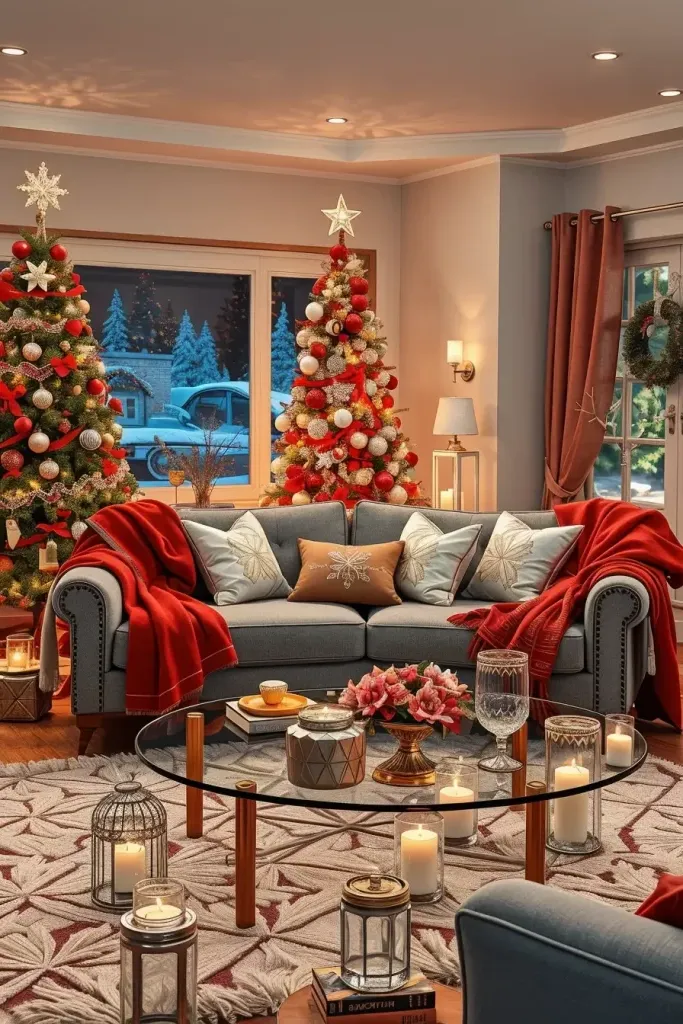 Stunning Red & Silver Christmas Tree Ideas for 2025!