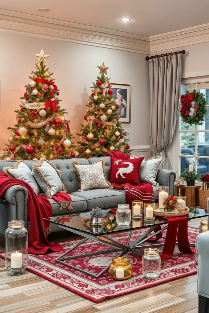 Stunning Red & Silver Christmas Tree Ideas for 2025!