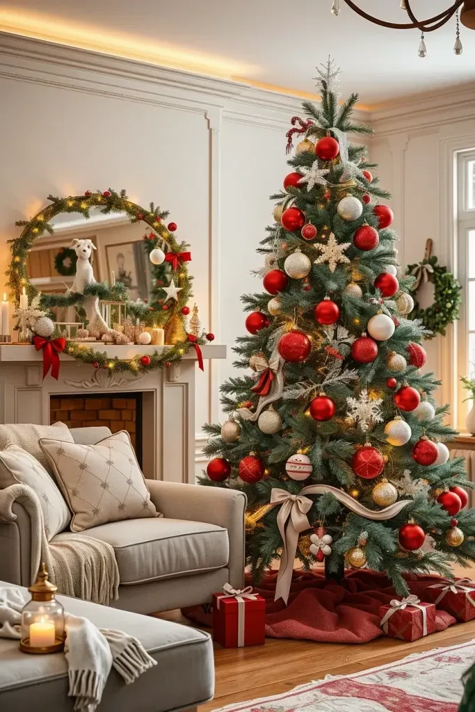 Stunning Red & Silver Christmas Tree Ideas for 2025!