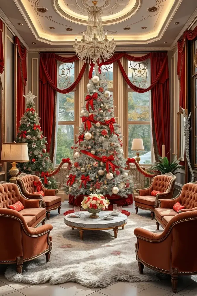 Stunning Red & Silver Christmas Tree Ideas for 2025!