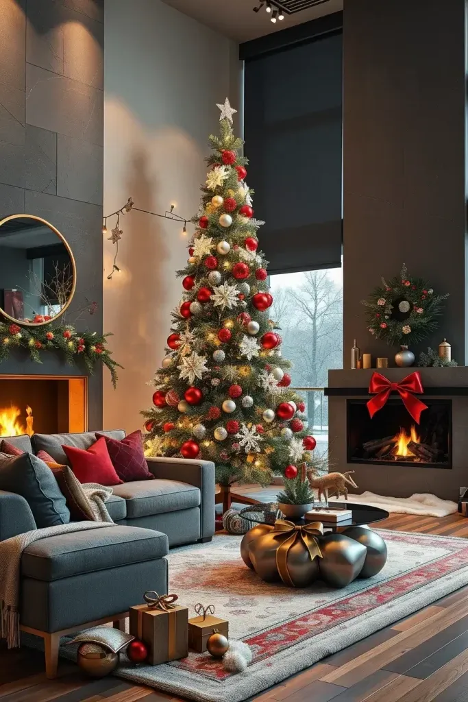 Stunning Red & Silver Christmas Tree Ideas for 2025!