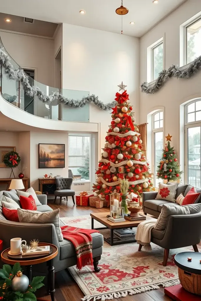 Stunning Red & Silver Christmas Tree Ideas for 2025!