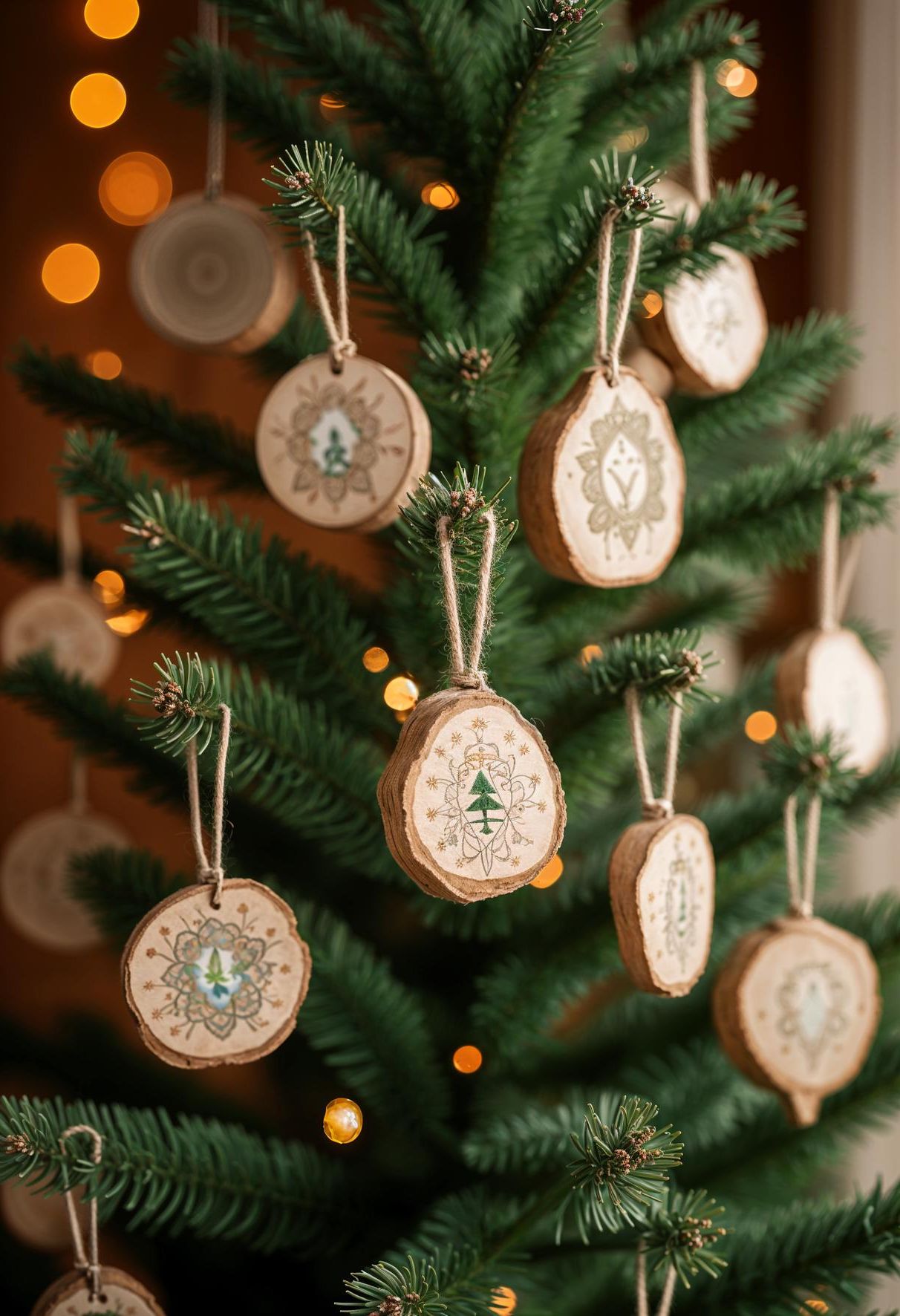 15. Folk Art Wood Ornaments-0