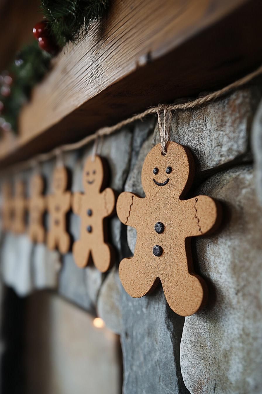 10. Rustic Gingerbread Man Garlands-2