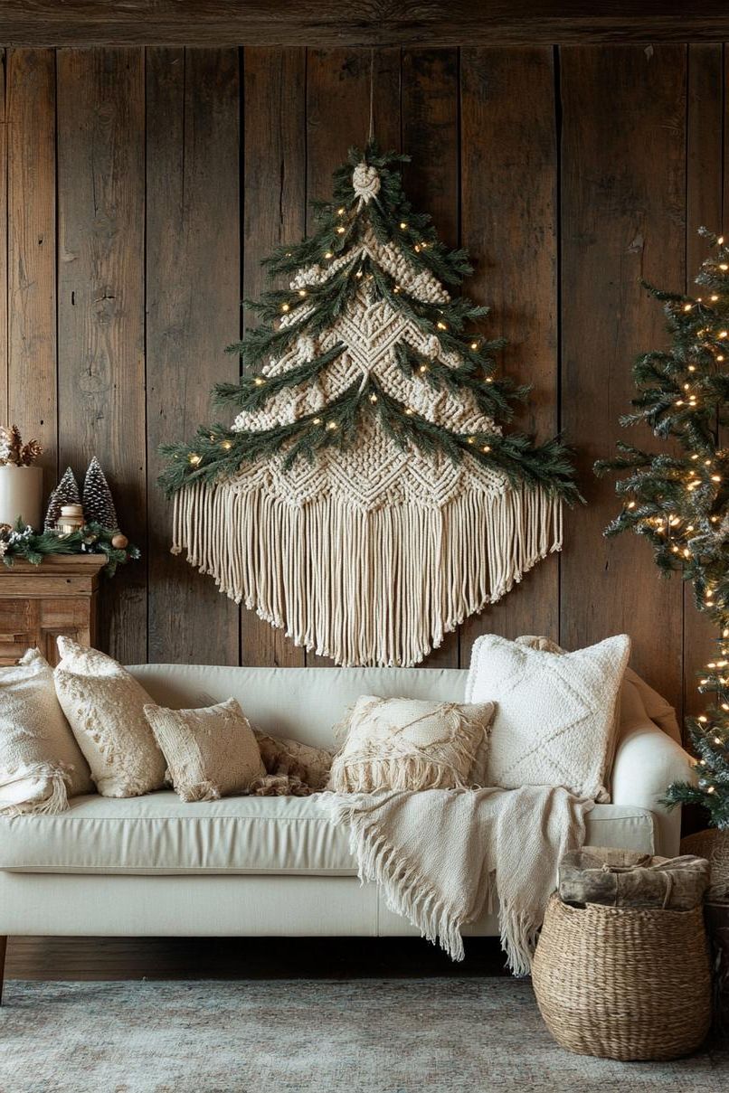 21. Festive Macramé Tree Wall Decor-0