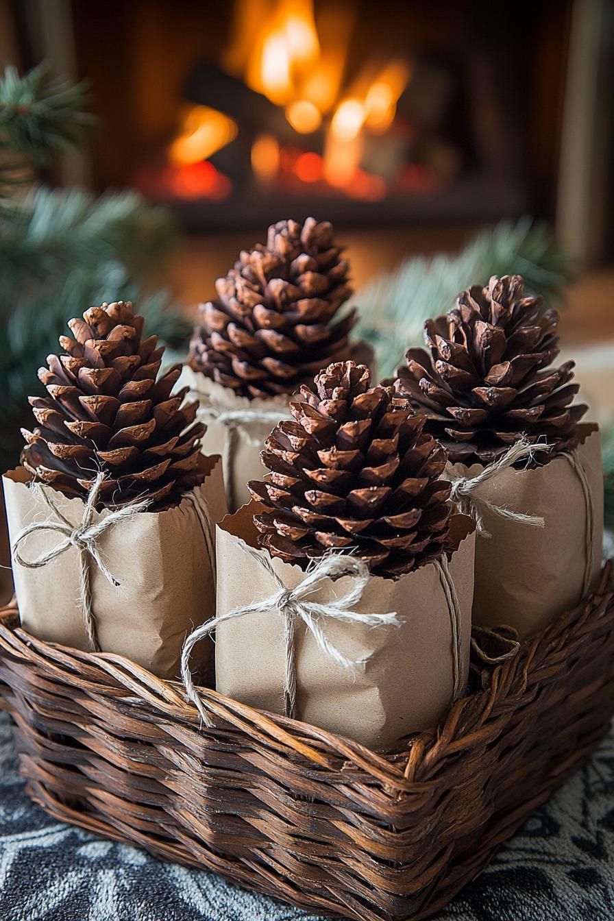 13. Rustic Pine Cone Fire Starters-1