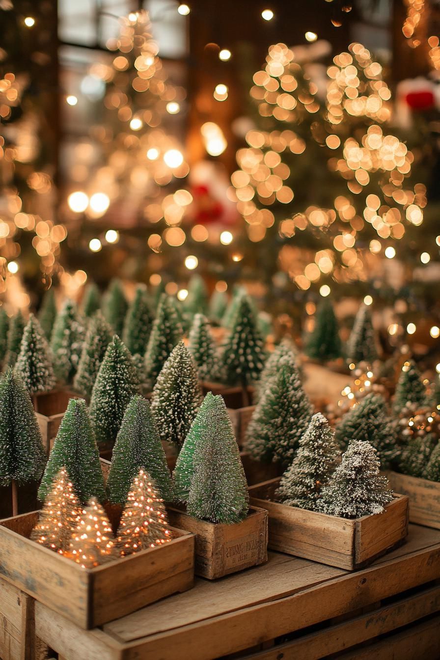 4. Vintage Bottlebrush Tree Decor-2