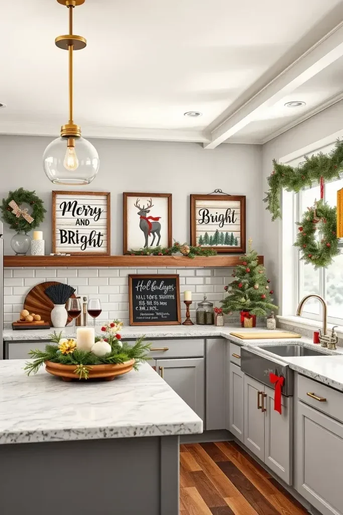 Transform Your Kitchen: 65 Festive Christmas Ideas!