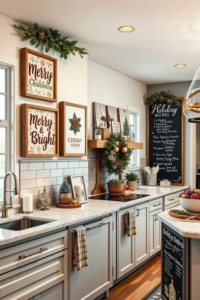 Transform Your Kitchen: 65 Festive Christmas Ideas!