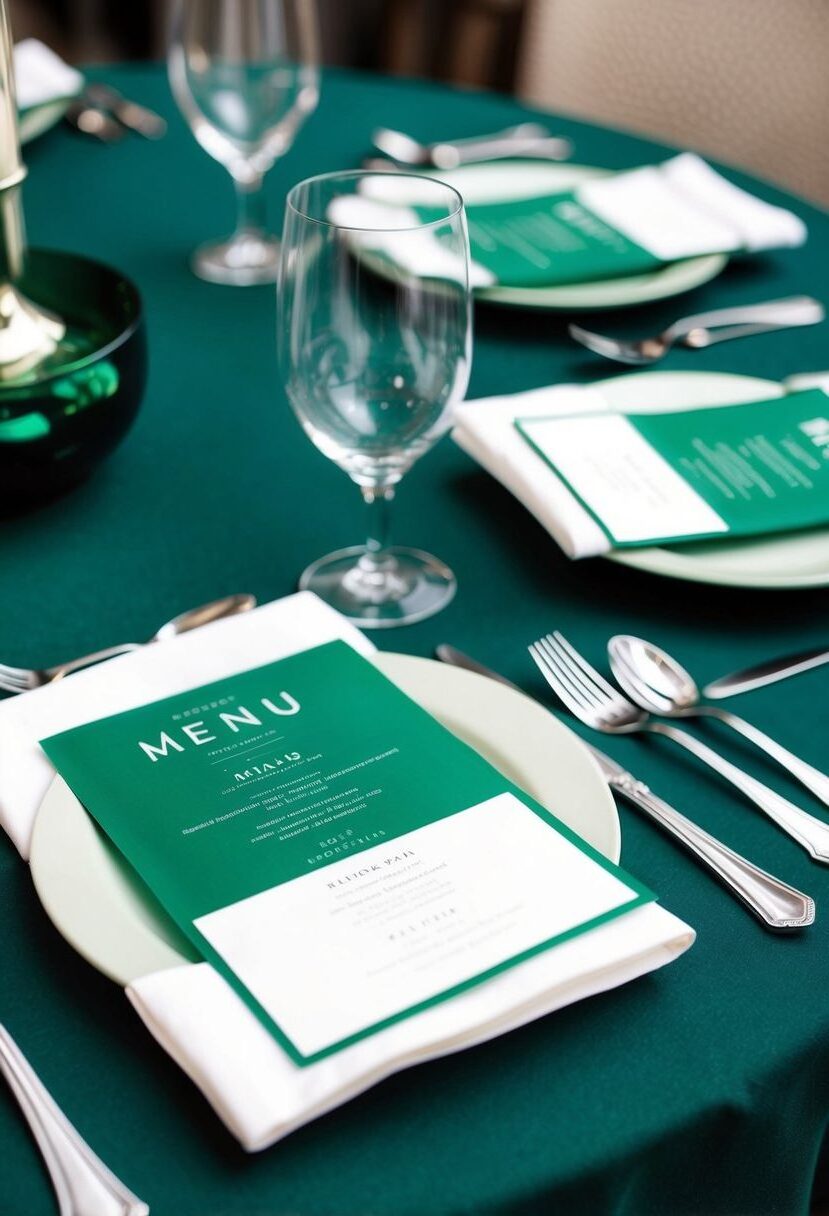 Transform Your Wedding with These 15 Dark Green Décor Ideas!