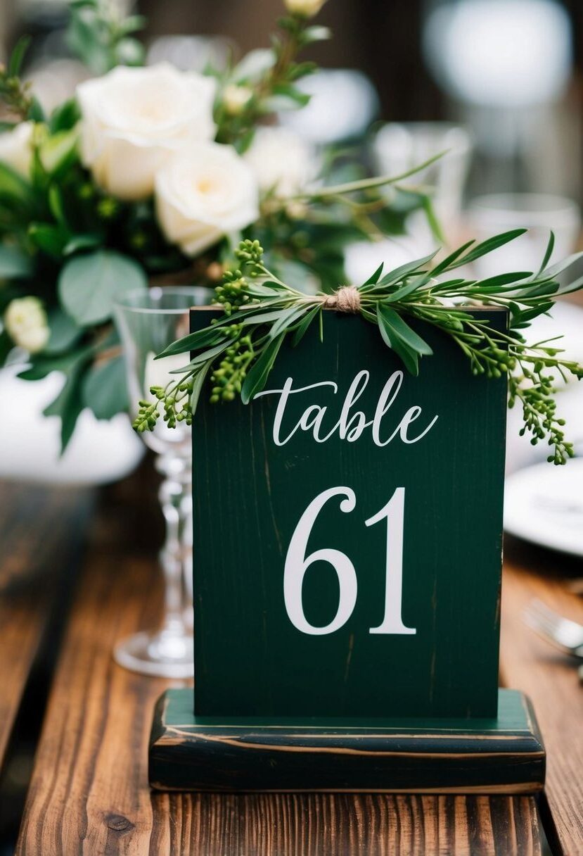 Transform Your Wedding with These 15 Dark Green Décor Ideas!