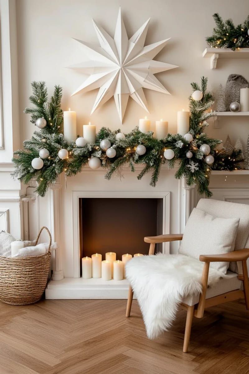 oversized folded paper star for dramatic wall or ceiling statement 1