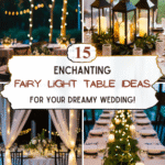 15 Enchanting Fairy Light Table Ideas for Your Dreamy Wedding!