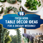 15 Fresh Herb Table Décor Ideas for a Dreamy Wedding!