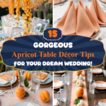 15 Gorgeous Apricot Table Décor Tips for Your Dream Wedding!