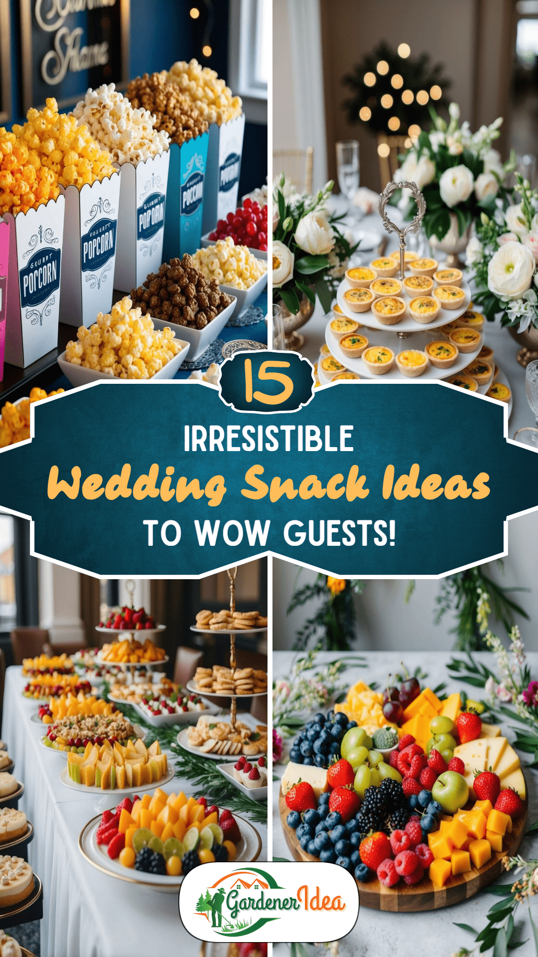 15 Irresistible Wedding Snack Ideas to Wow Guests!