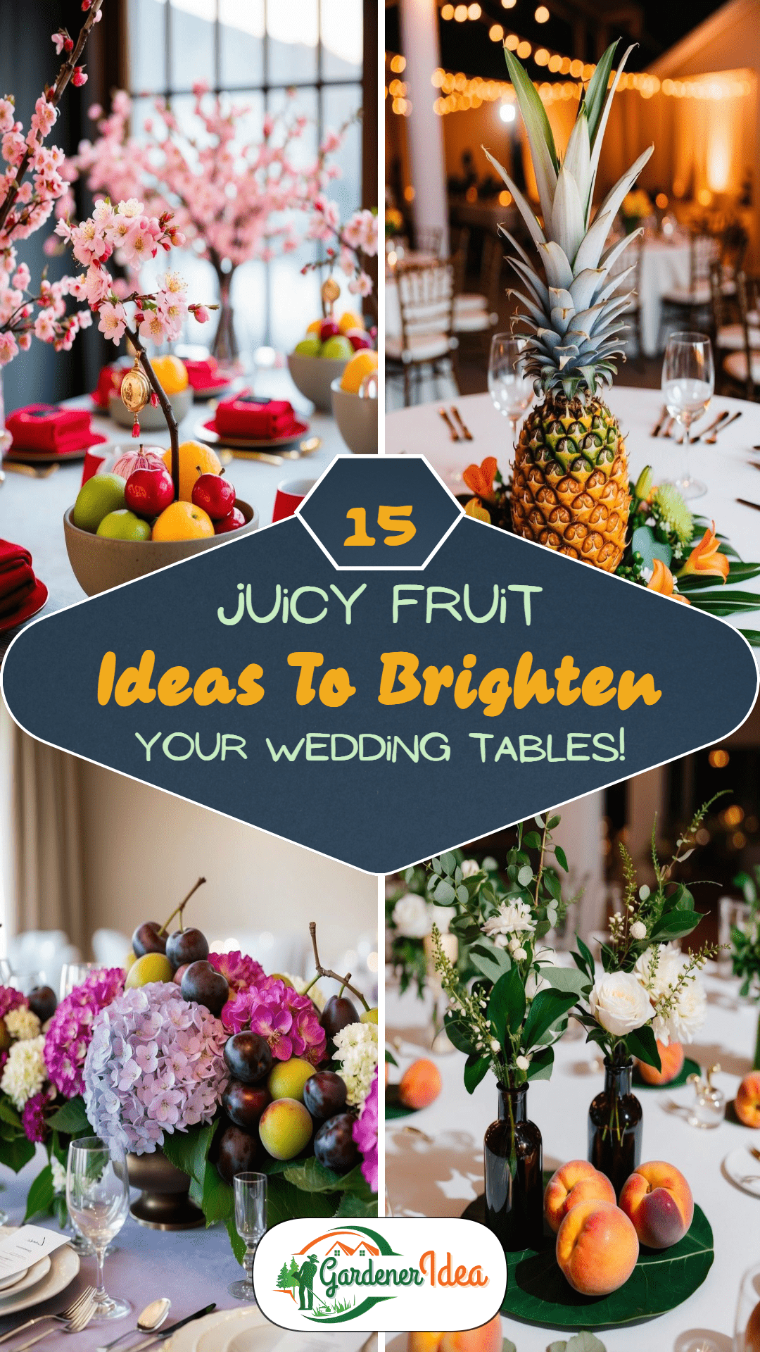 15 Juicy Fruit Ideas to Brighten Your Wedding Tables!