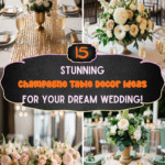 15 Stunning Champagne Table Decor Ideas for Your Dream Wedding!