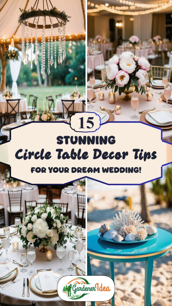 15 Stunning Circle Table Decor Tips for Your Dream Wedding!