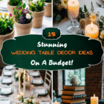 15 Stunning Wedding Table Decor Ideas on a Budget!