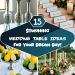 15 Stunning Wedding Table Ideas for Your Dream Day!