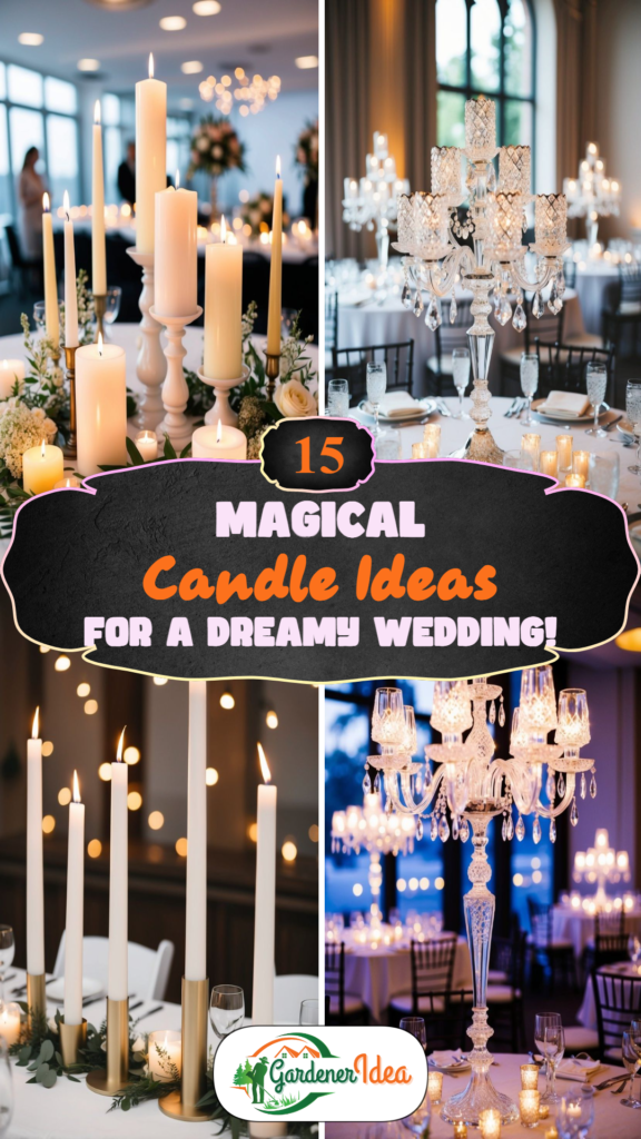 5 Magical Candle Ideas for a Dreamy Wedding!