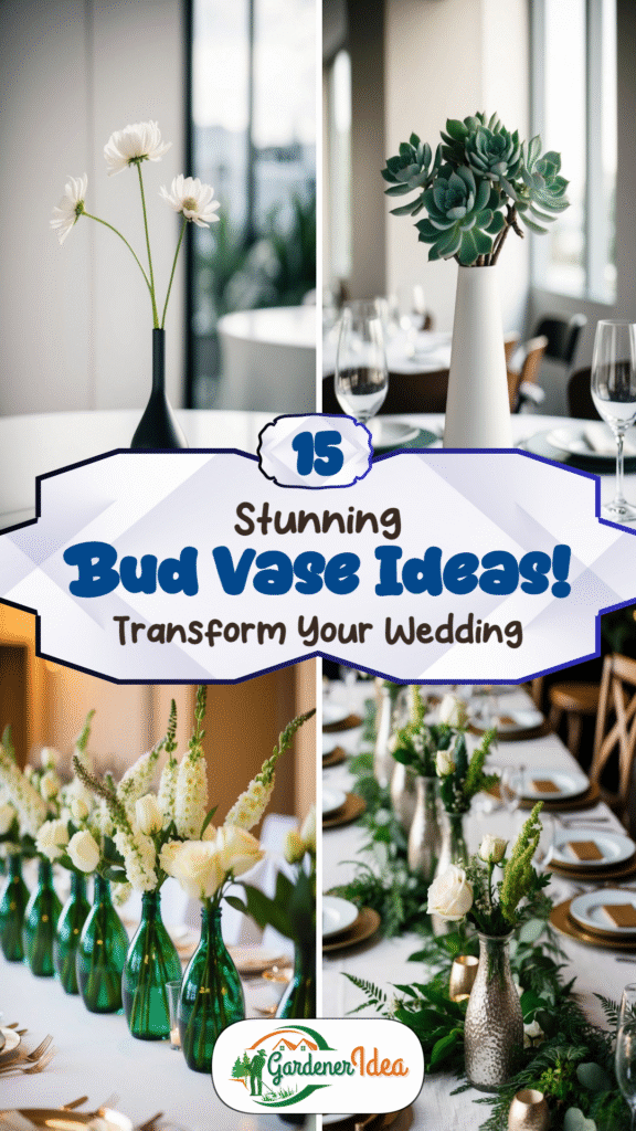 Transform Your Wedding: 15 Stunning Bud Vase Ideas!