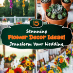 Transform Your Wedding with These 15 Stunning Flower Decor Ideas!