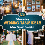 Wow Your Guests! 15 Stunning Wedding Table Ideas!