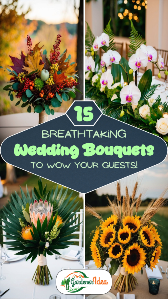 15 Breathtaking Wedding Bouquets to Wow Your Guests!
