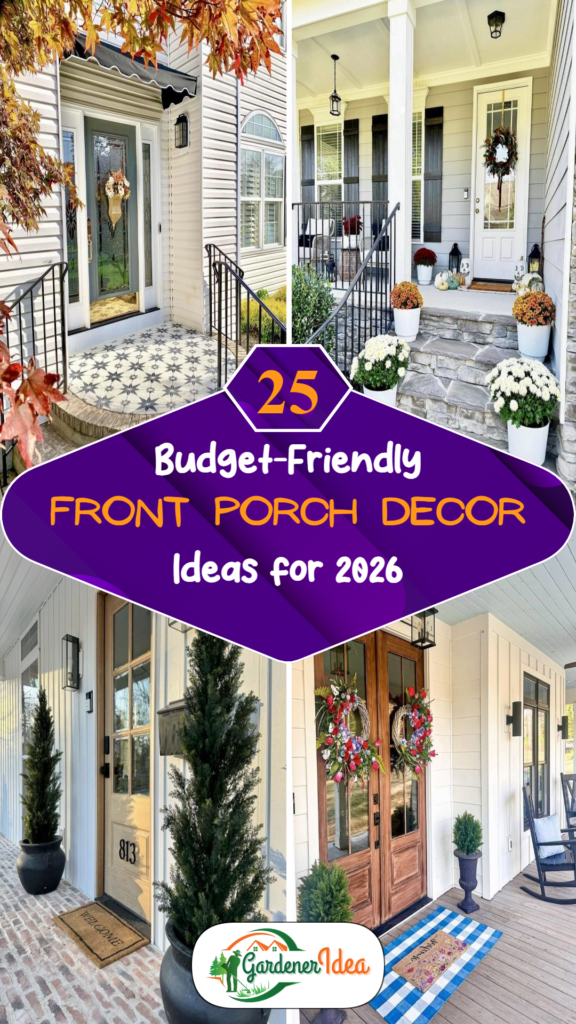 25 Budget-Friendly Front Porch Decor Ideas for 2026