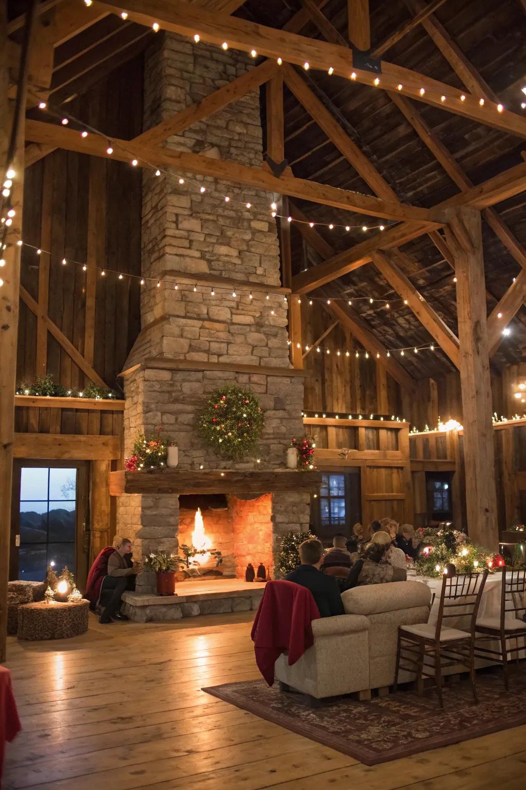8. Cozy Fireplace Focal Point