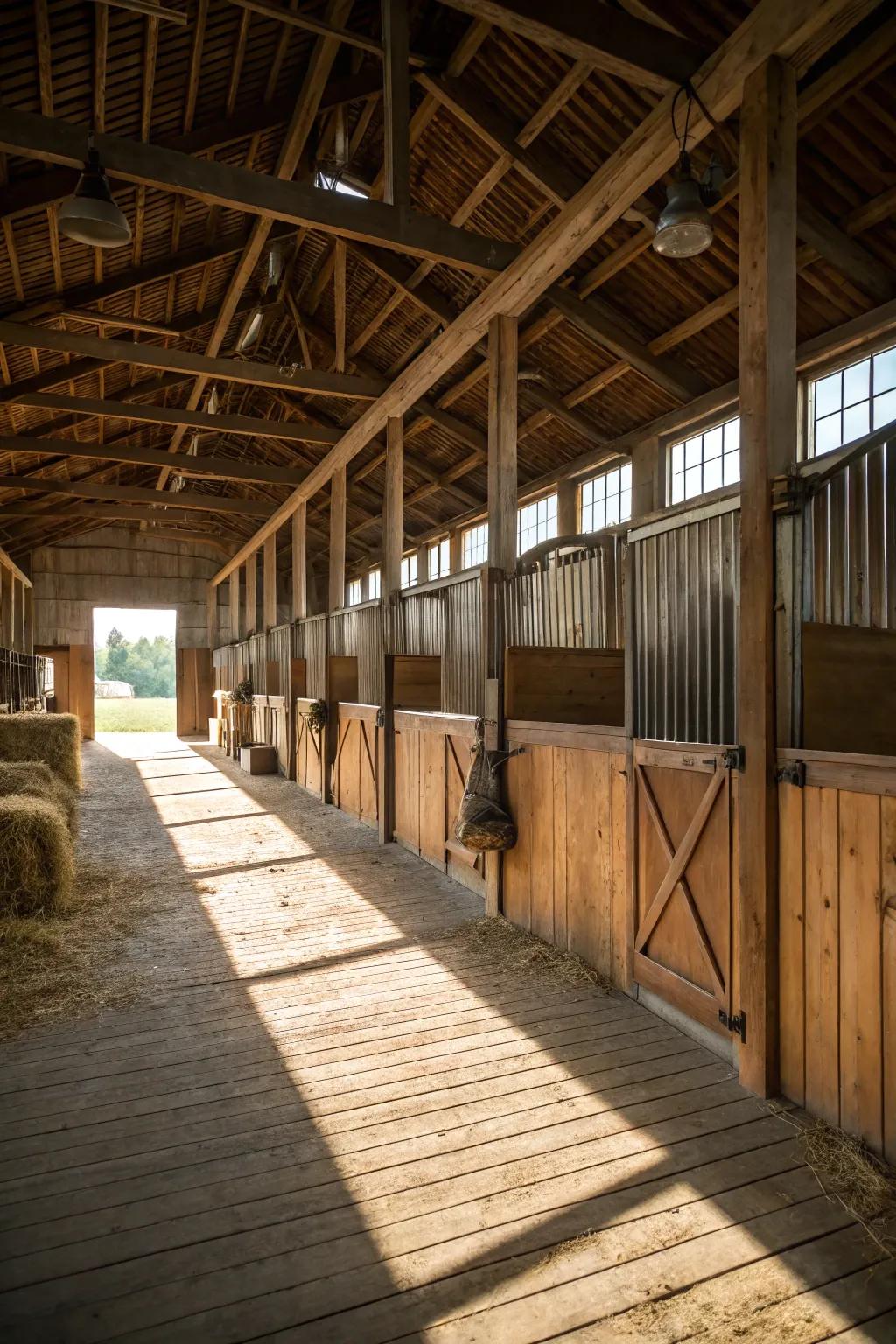 4. Install Practical Stall Dividers
