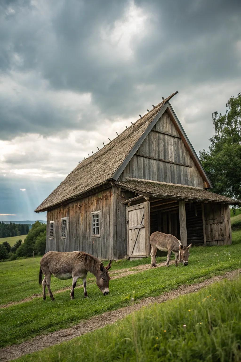 9. Embrace the Classic Wooden Barn