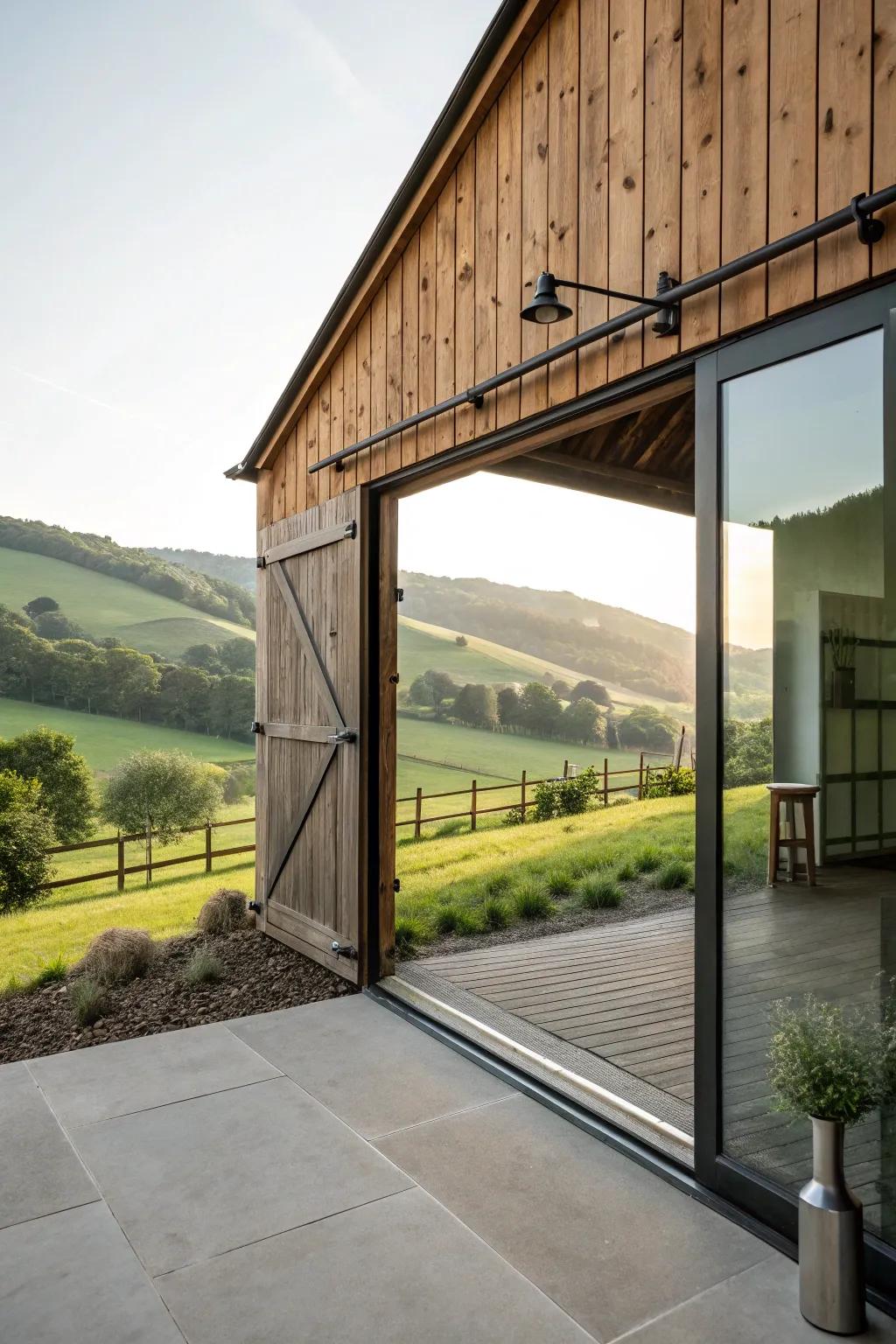 6. Install a Sliding Barn Door
