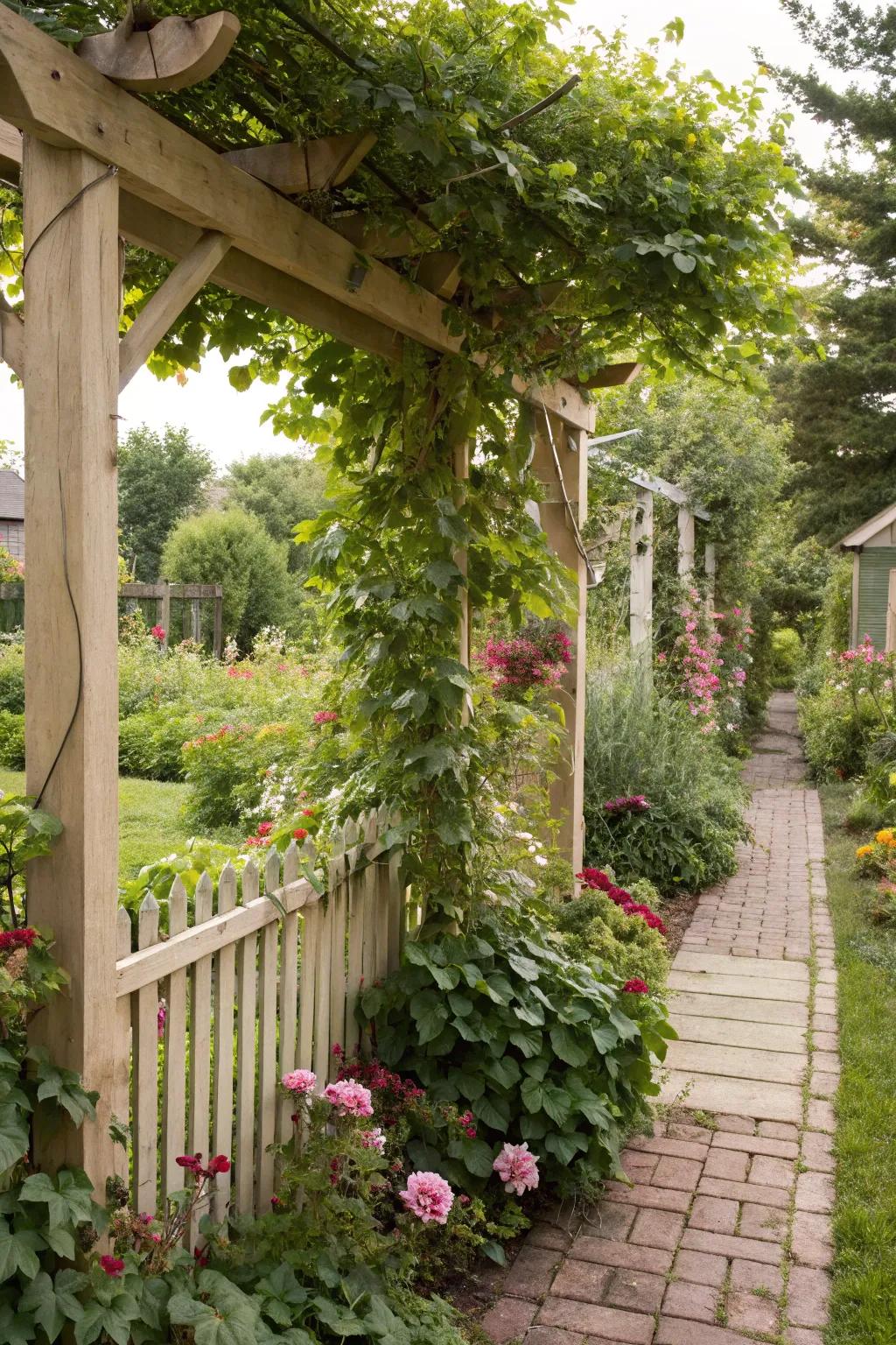 13. Climbing Plants for Vertical Space