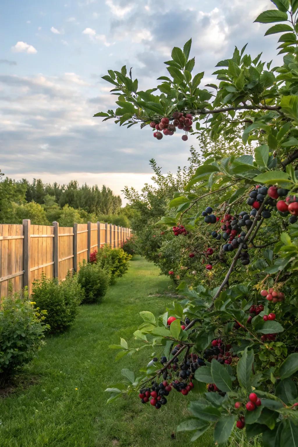 3. Tuck In Berry Bushes