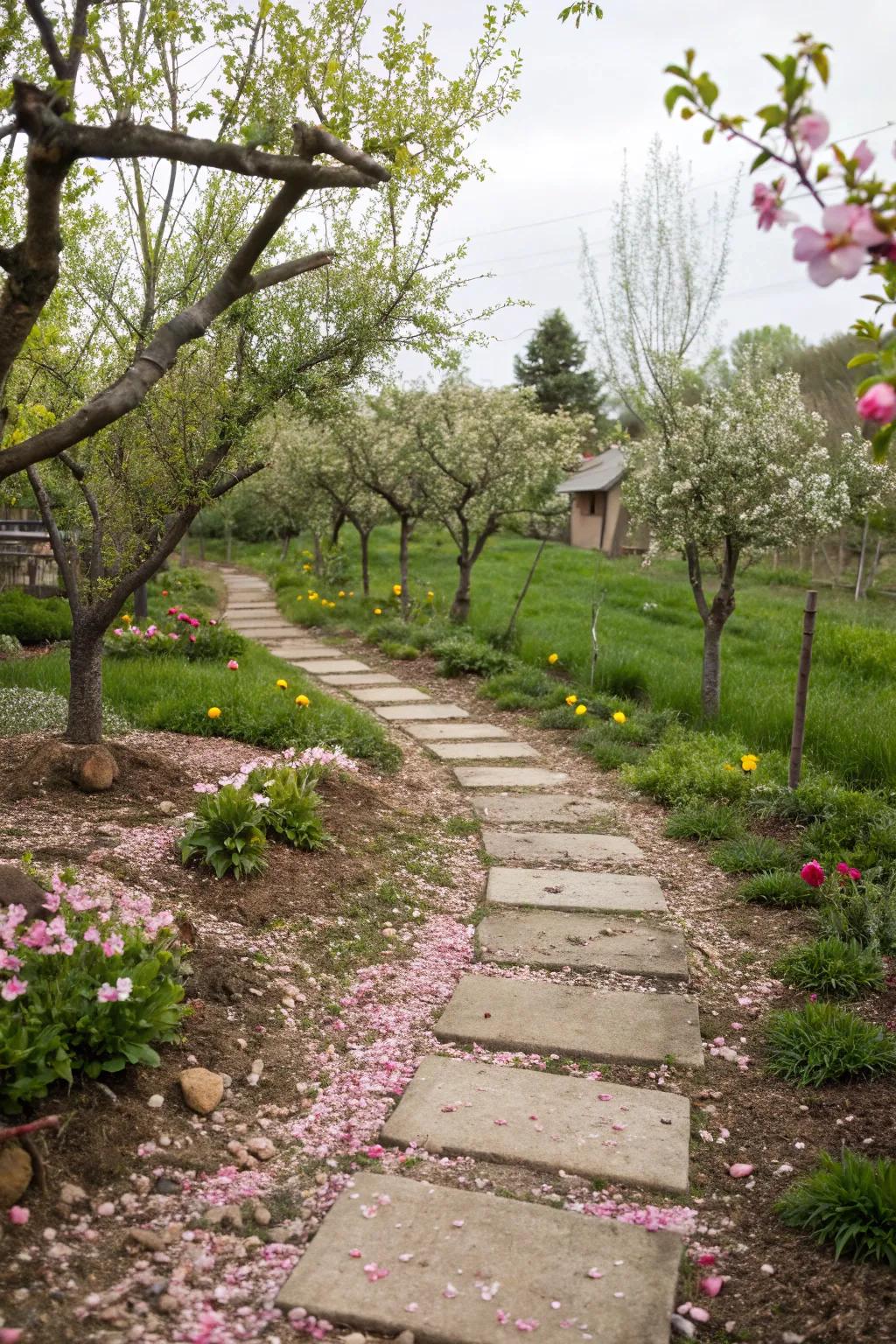2. Build Pathways Through the Orchard
