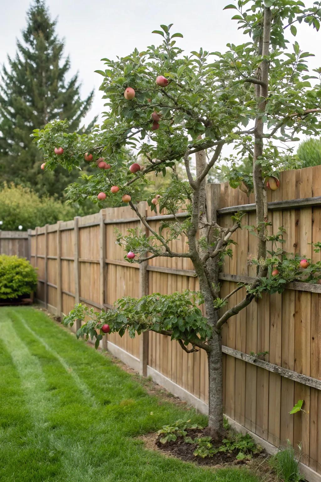 15. Espalier Trees Along a Wall