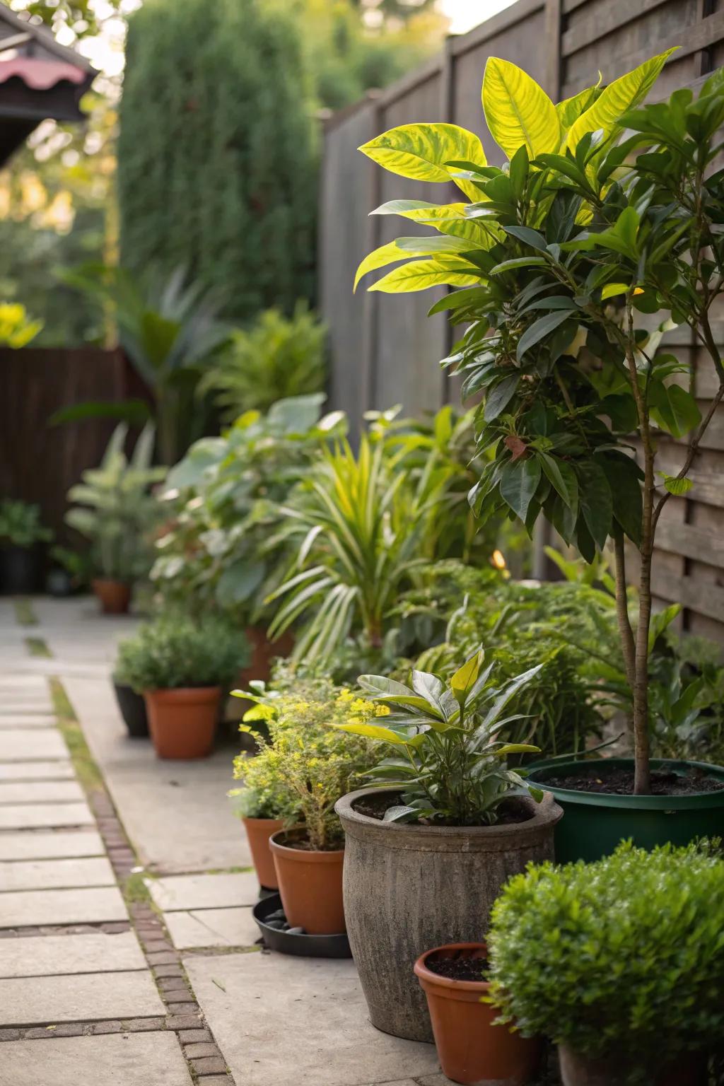 6. Movable Container Garden Barriers