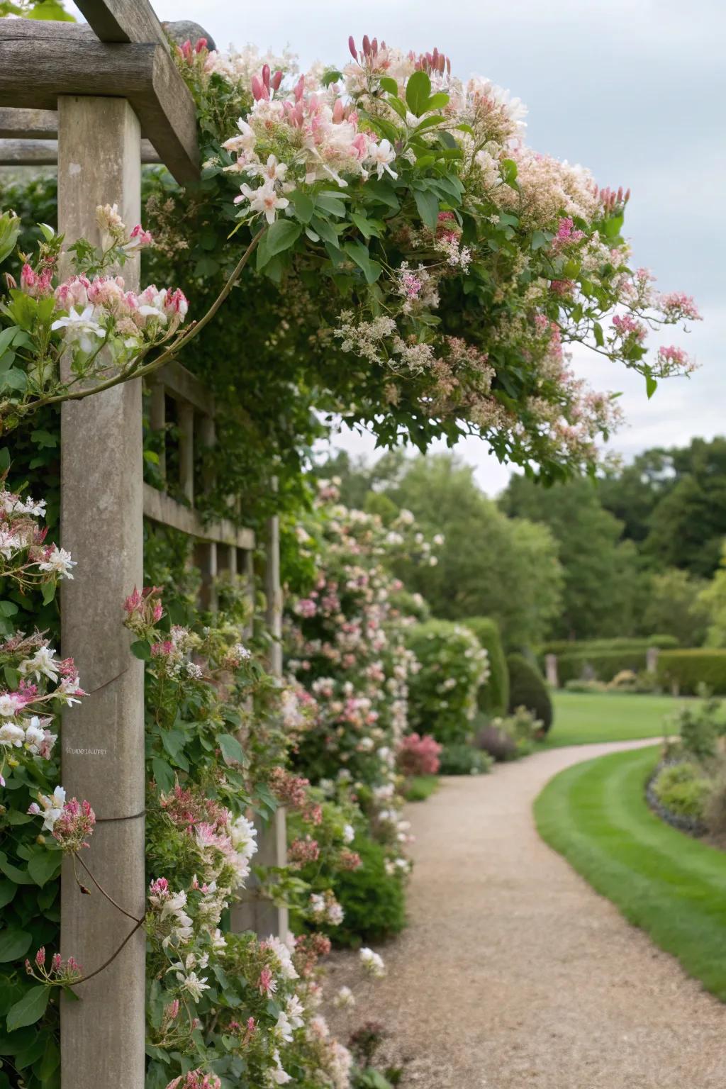 8. Trellis Covered in Climbing Plants
