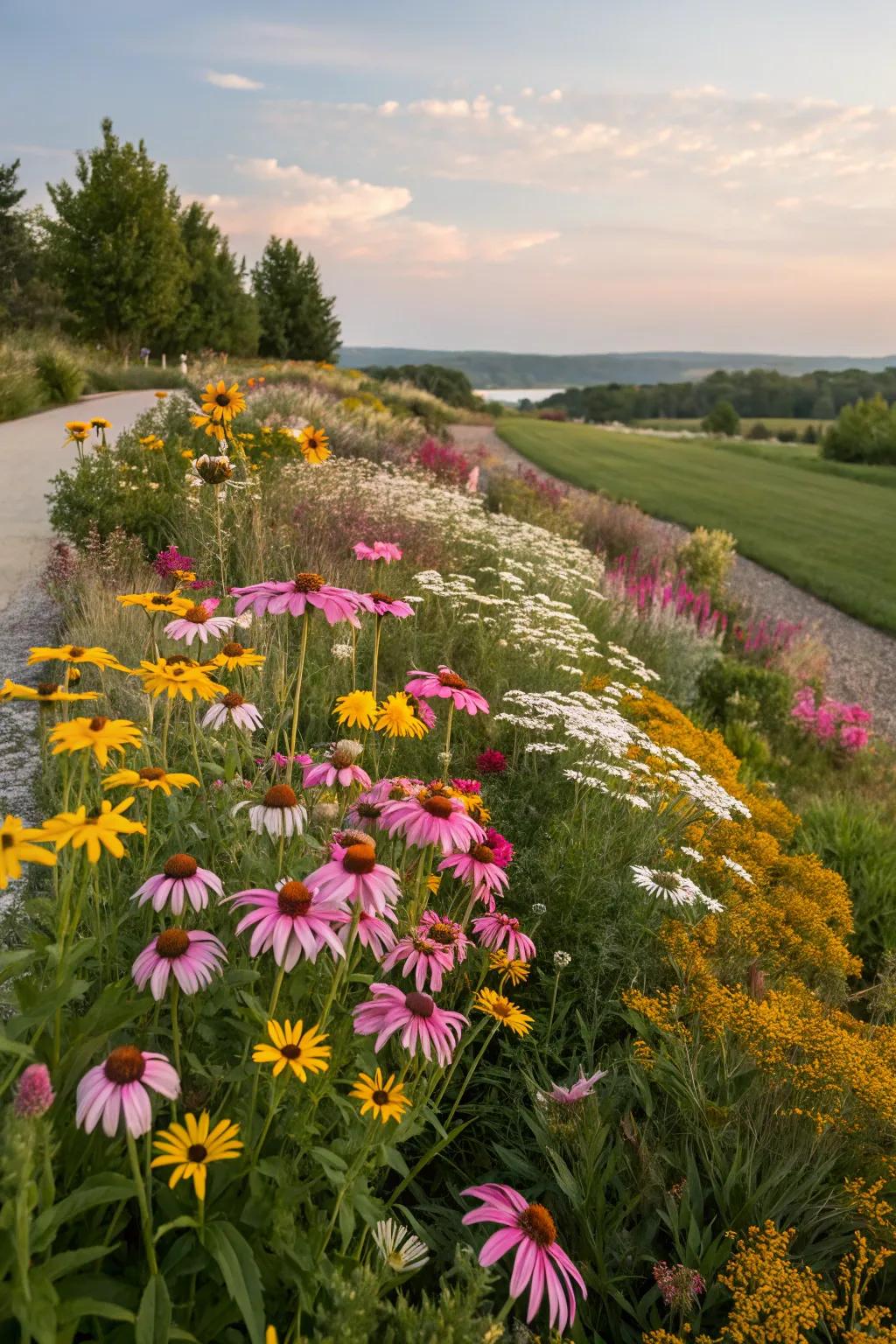 3. Add a Splash of Color with Perennials