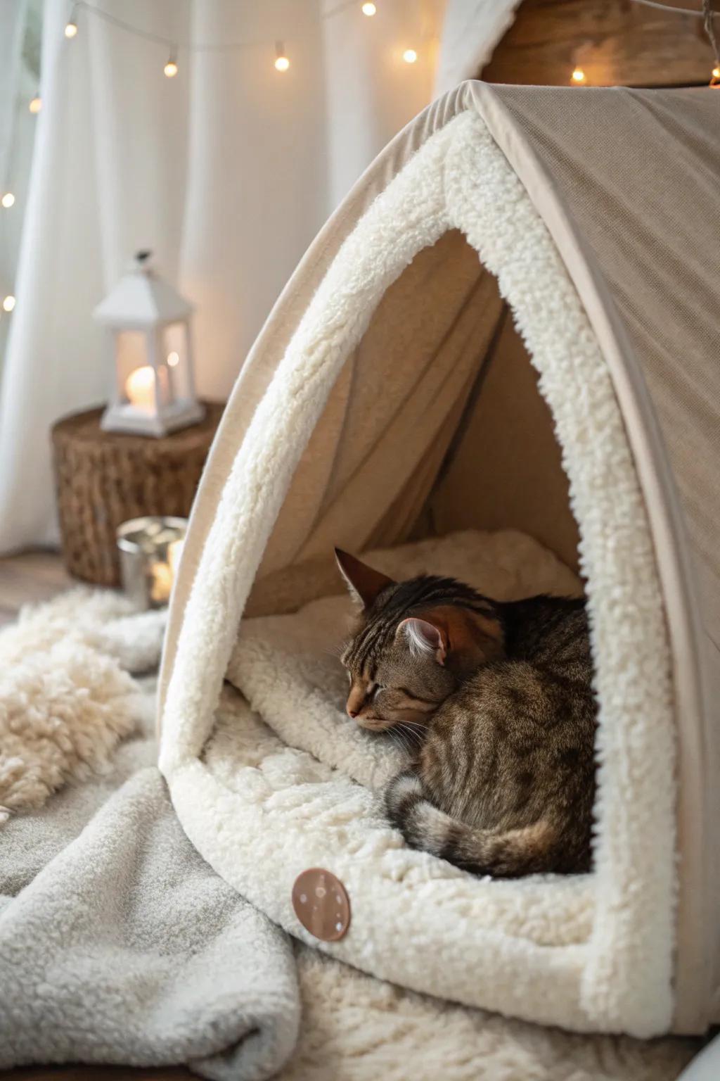 13. Cozy Nook with Soft Bedding