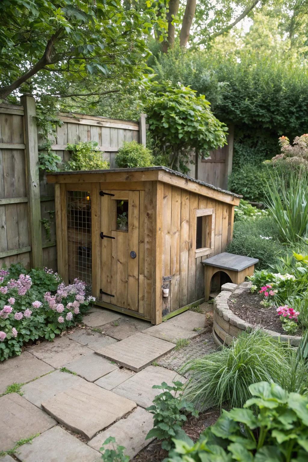 2. Rustic Wooden Retreat