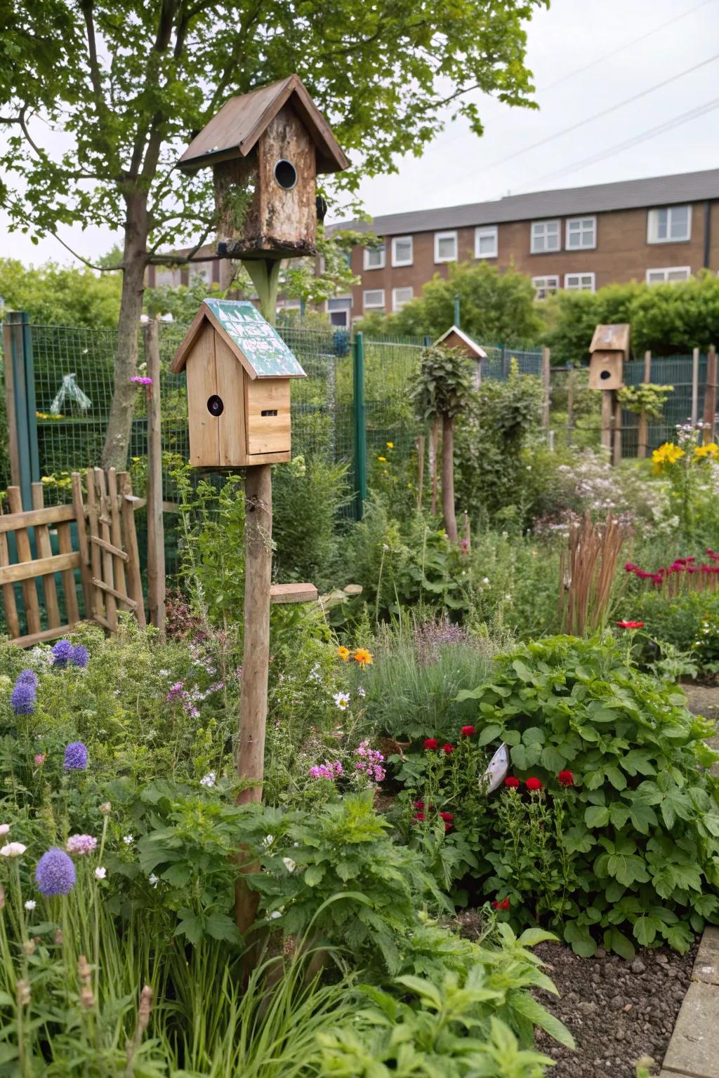 12. Bird and Bug Hotels