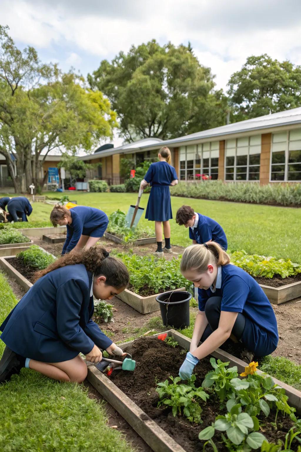 7. Teamwork Through Gardening