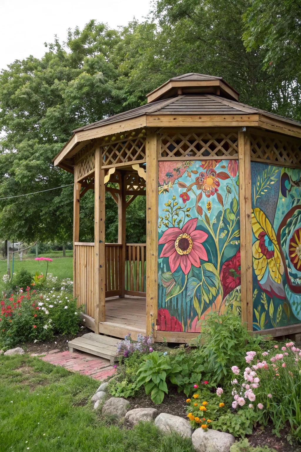 10. Painted Artistic Flair